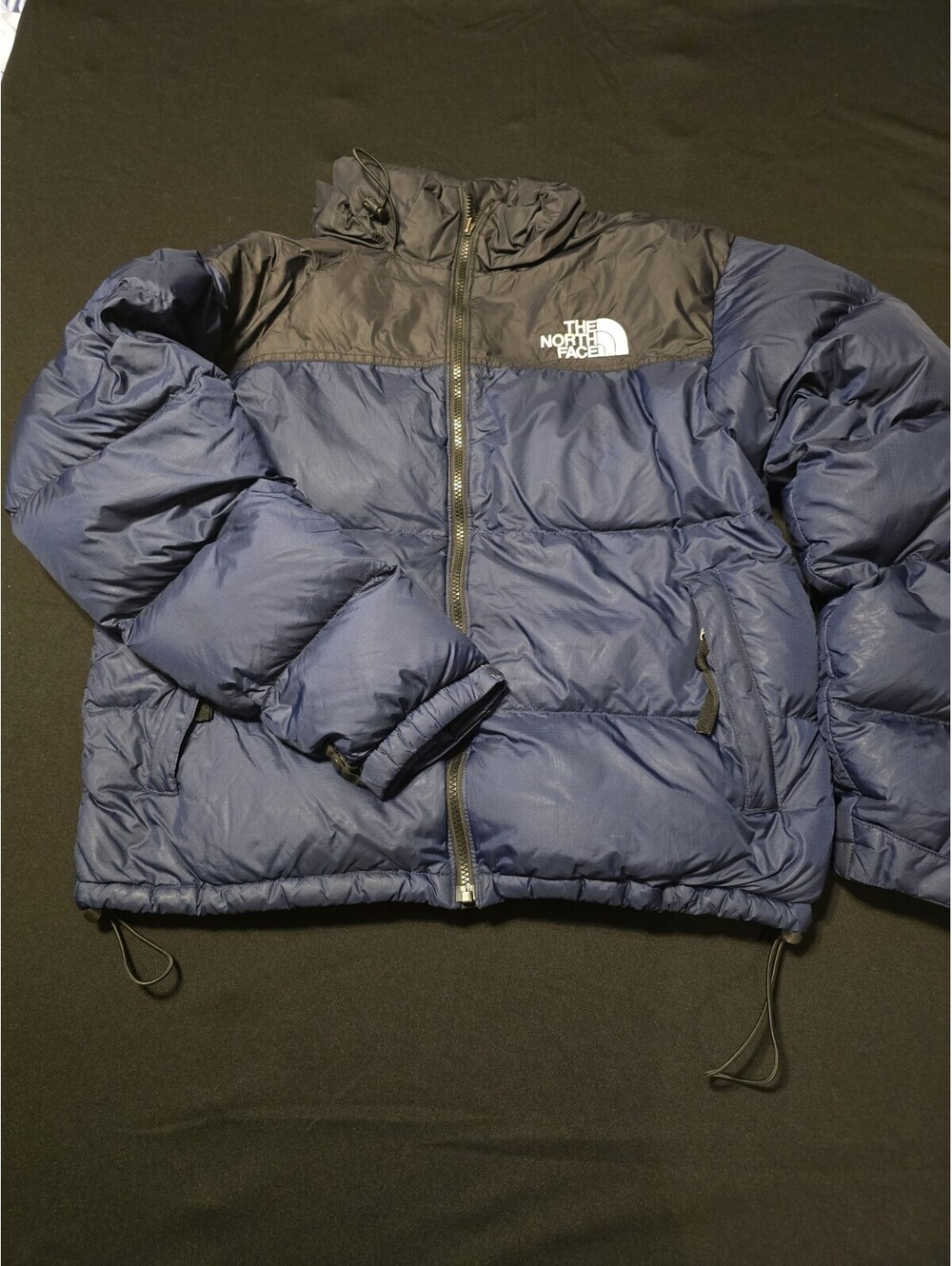 The North Face Mens 1996 Retro Nuptse Jacket 700 Down - Navy/Black Size M